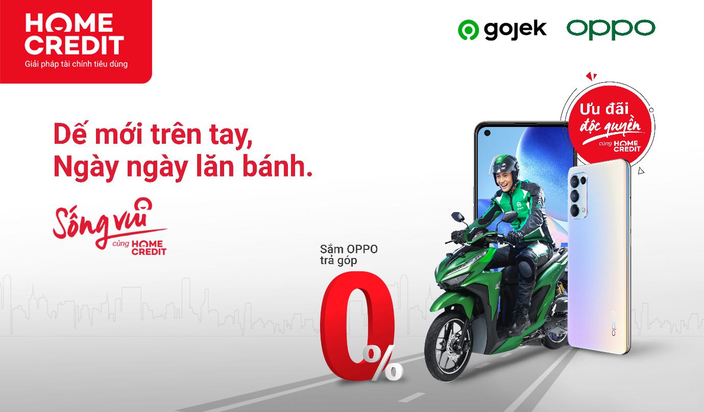 Home Credit ưu đãi đặc biệt dành riêng cho đối tác tài xế Gojek - Ảnh 1.