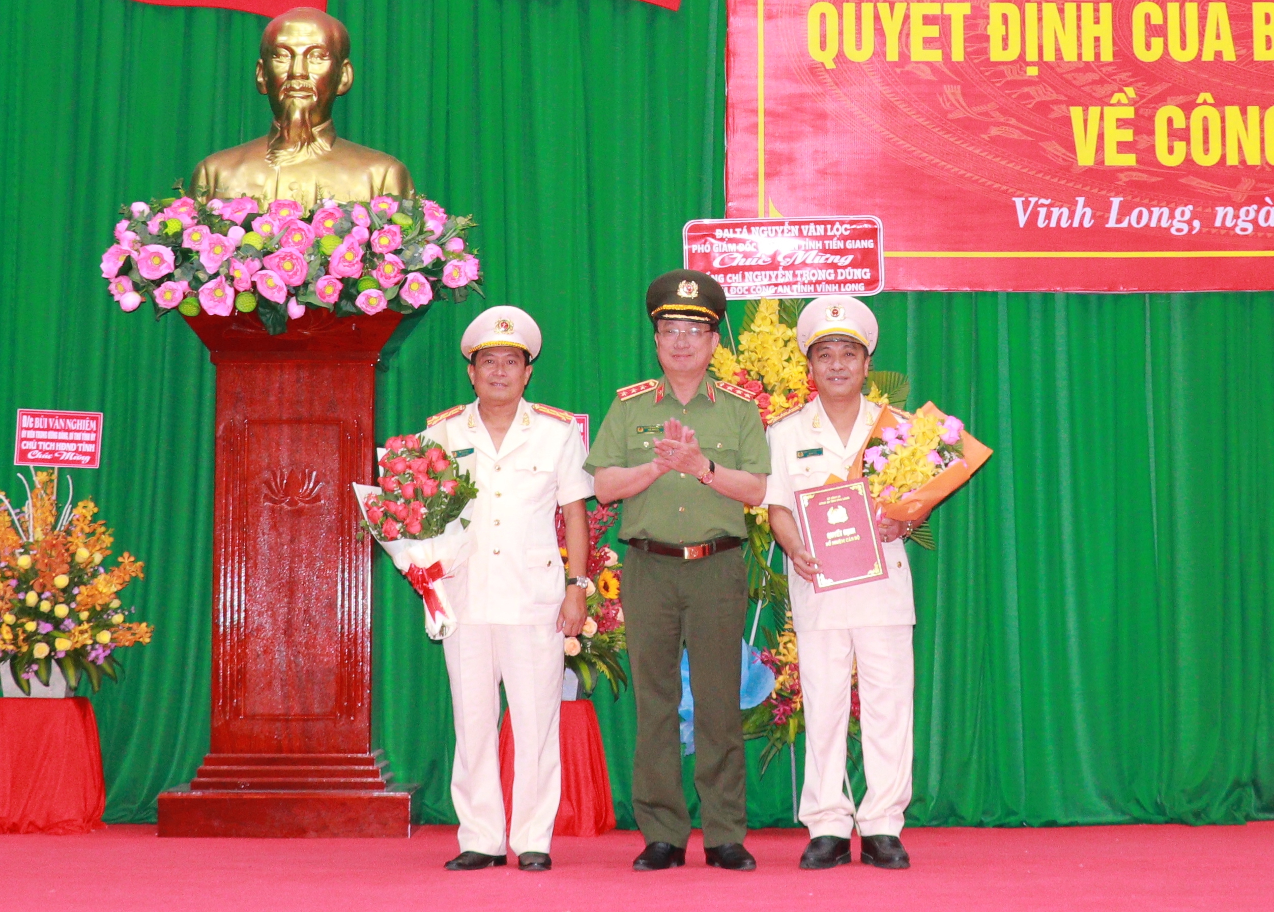 Đại tá Nguyễn Trọng Dũng được bổ nhiệm làm Giám đốc Công an Vĩnh Long