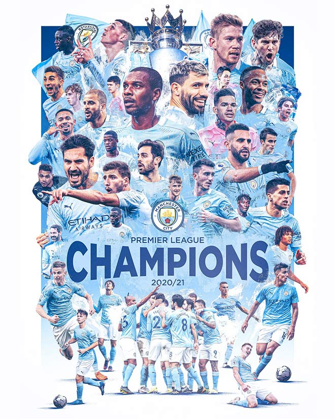 Man City lần thứ 5 v&ocirc; địch Ngoại hạng Anh, chờ l&ecirc;n đỉnh Champions League - Ảnh 4.
