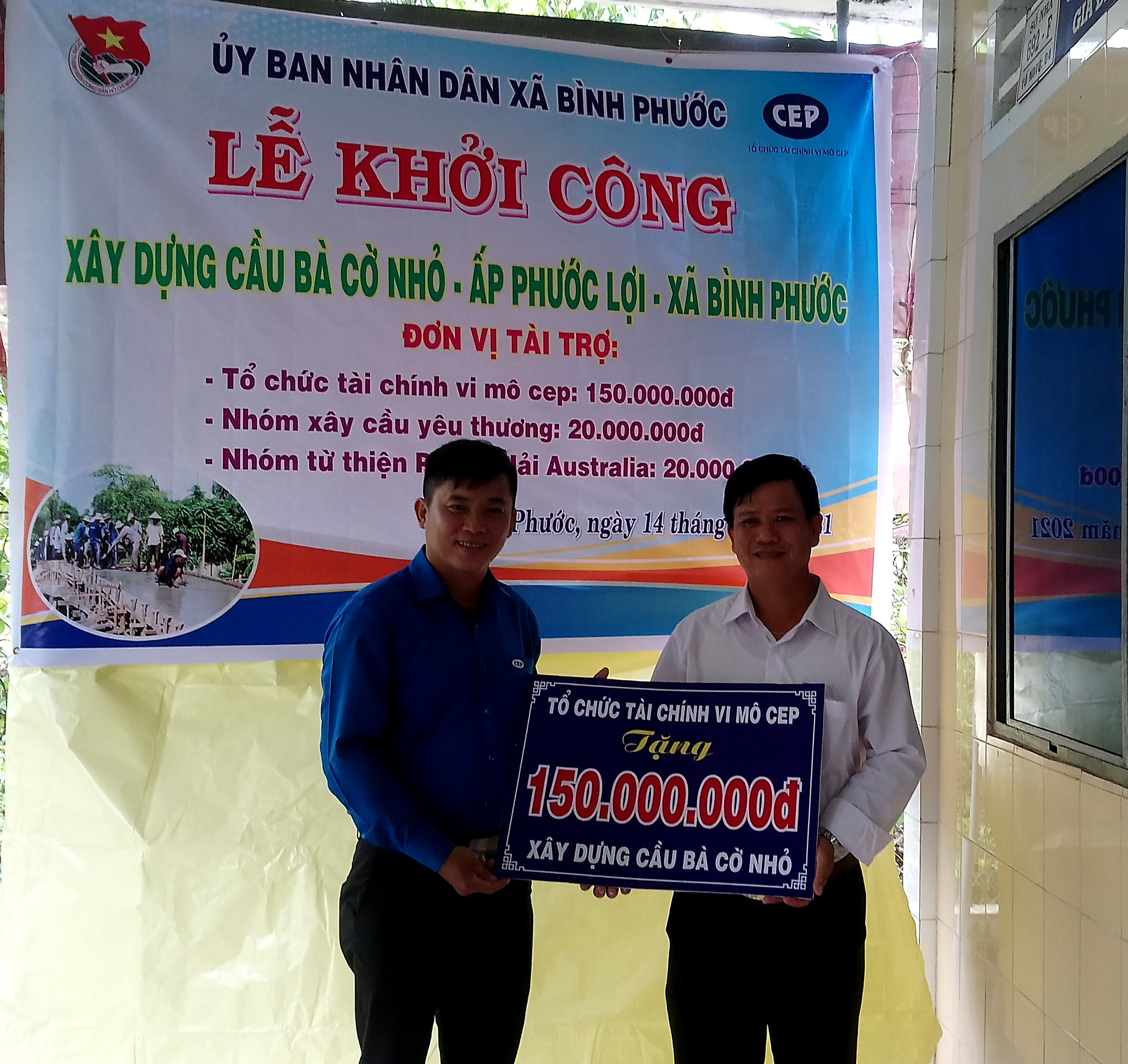 CEP x&acirc;y dựng cầu d&acirc;n sinh đầu ti&ecirc;n ở Vĩnh Long - Ảnh 2.