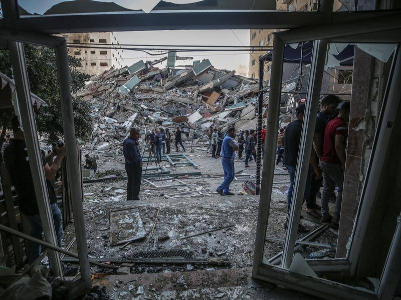 Israel không kích nhà thủ lĩnh Hamas - Ảnh 2.