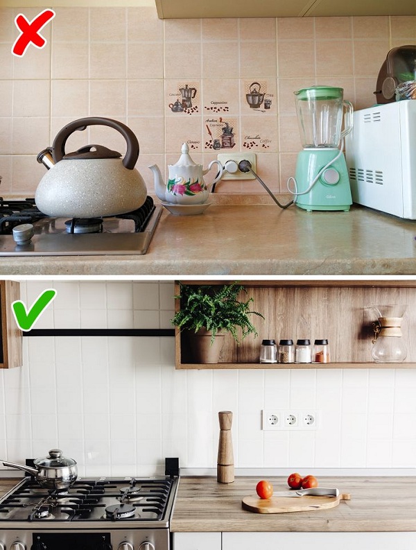 8 mẹo nhỏ giúp căn bếp lung linh như trên bìa tạp chí - Ảnh 6. 8 mẹo nhỏ giúp căn bếp lung linh như trên bìa tạp chí - Ảnh 6.