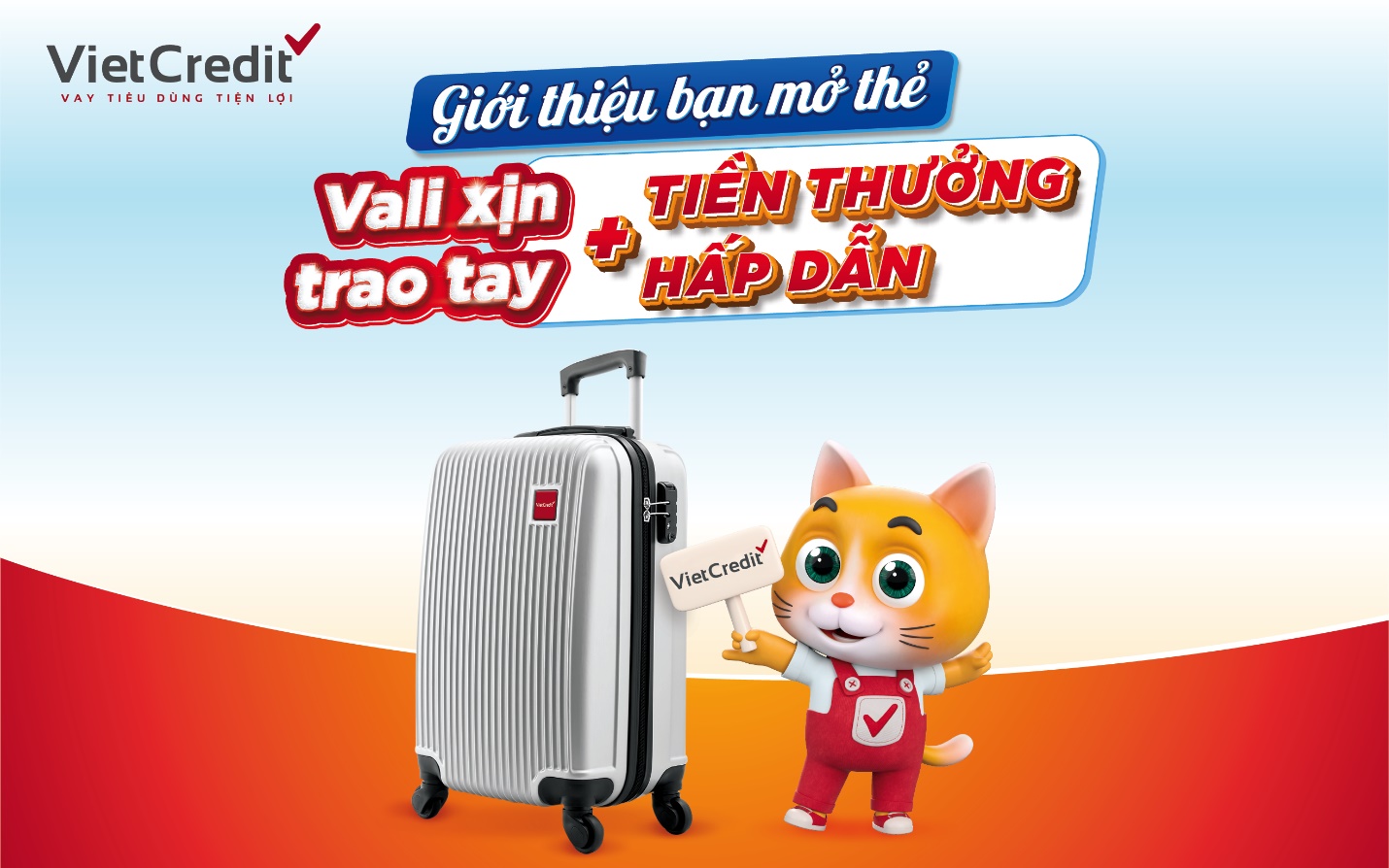 VietCredit ưu đãi hè tặng vali cao cấp cho chủ thẻ vay - Ảnh 2. VietCredit ưu đãi hè tặng vali cao cấp cho chủ thẻ vay - Ảnh 2.
