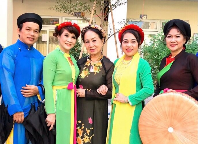 Chương tr&igrave;nh Mai V&agrave;ng nh&acirc;n &aacute;i thăm Nghệ nh&acirc;n quan họ Trung Ki&ecirc;n - Ảnh 4.