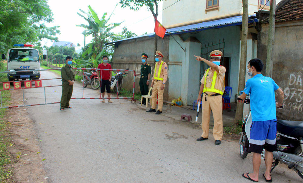 Công an điều tra ca dương tính SARS-CoV-2 đầu tiên ở Thái Nguyên