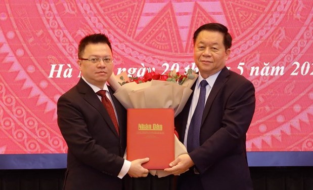 Phó Tổng giám đốc Thông tấn xã Việt Nam Lê Quốc Minh làm Tổng Biên tập Báo Nhân Dân