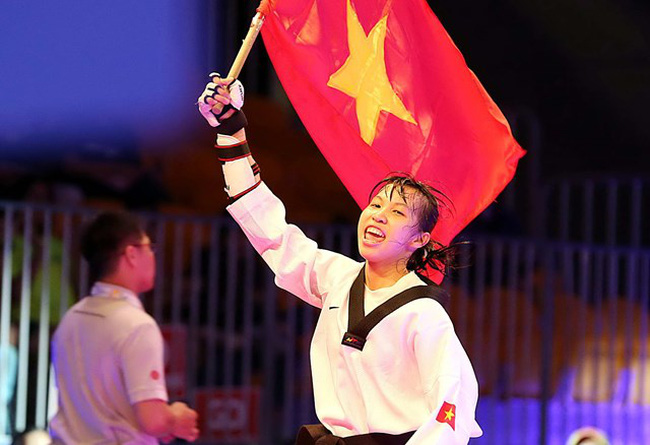 Trương Thị Kim Tuyền gi&agrave;nh v&eacute; đến Olympic Tokyo 2021 cho Taekwondo Việt Nam - Ảnh 1.