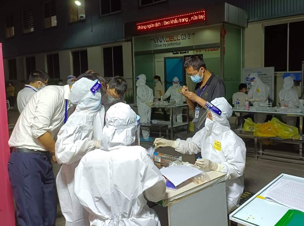 Giám đốc Công ty TNHH Hosiden người Hàn Quốc dương tính SARS-CoV-2