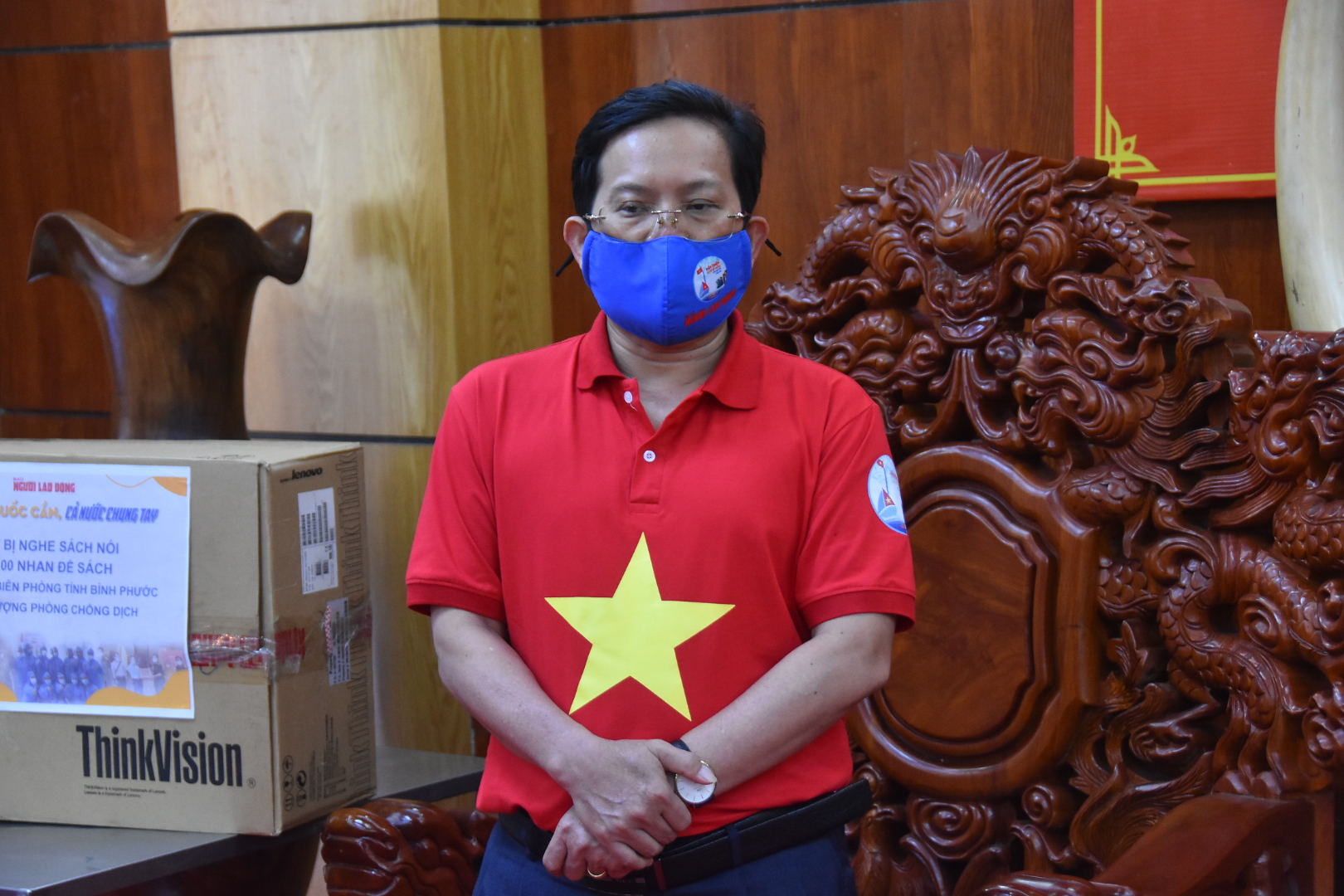 Cờ Tổ quốc bi&ecirc;n cương đến với v&ugrave;ng bi&ecirc;n giới B&igrave;nh Phước - Ảnh 3.