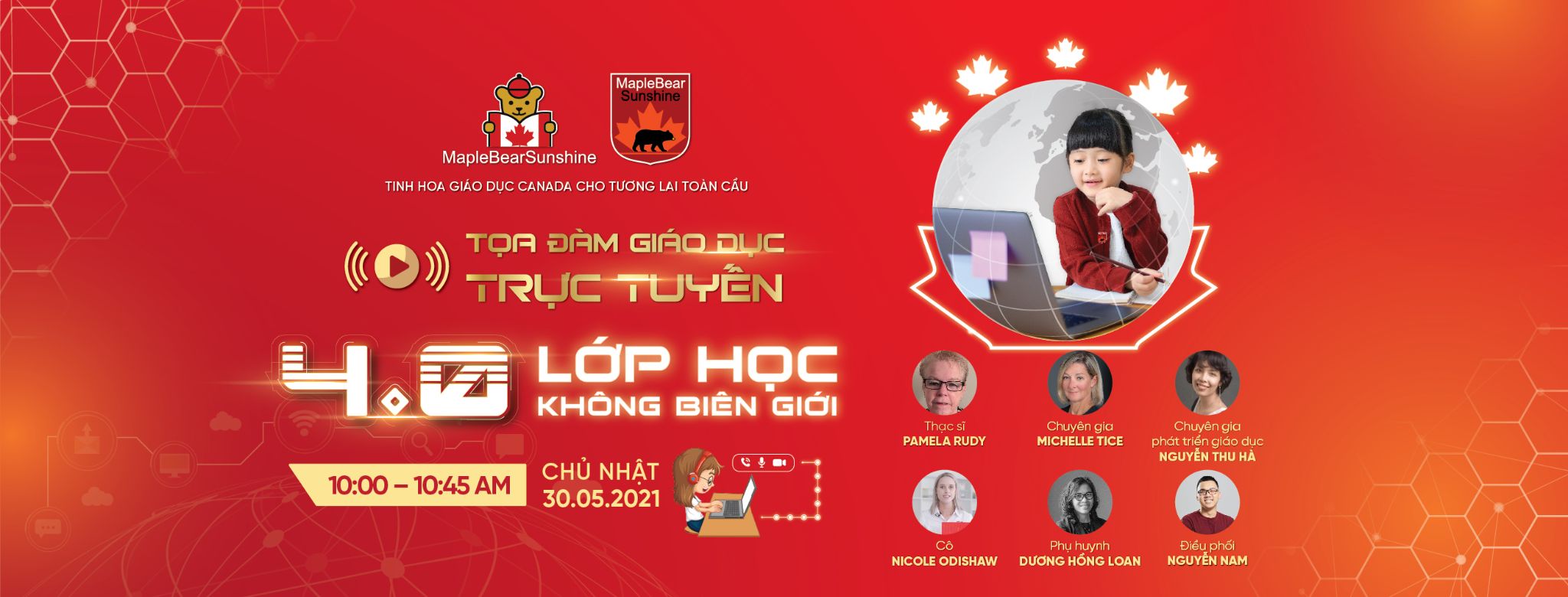 Sunshine Maple Bear tổ chức tọa đàm “4.0 – Lớp học không biên giới”