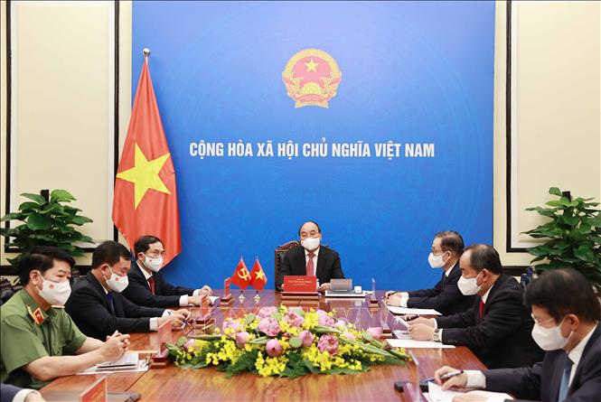Chủ tịch nước Nguyễn Xu&acirc;n Ph&uacute;c mời Tổng B&iacute; thư, Chủ tịch Trung Quốc Tập Cận B&igrave;nh thăm Việt Nam - Ảnh 1.