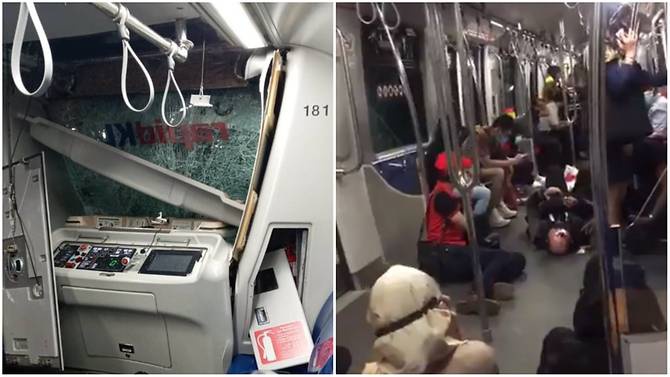Malaysia: Hai đoàn tàu tông thẳng nhau trong đường hầm