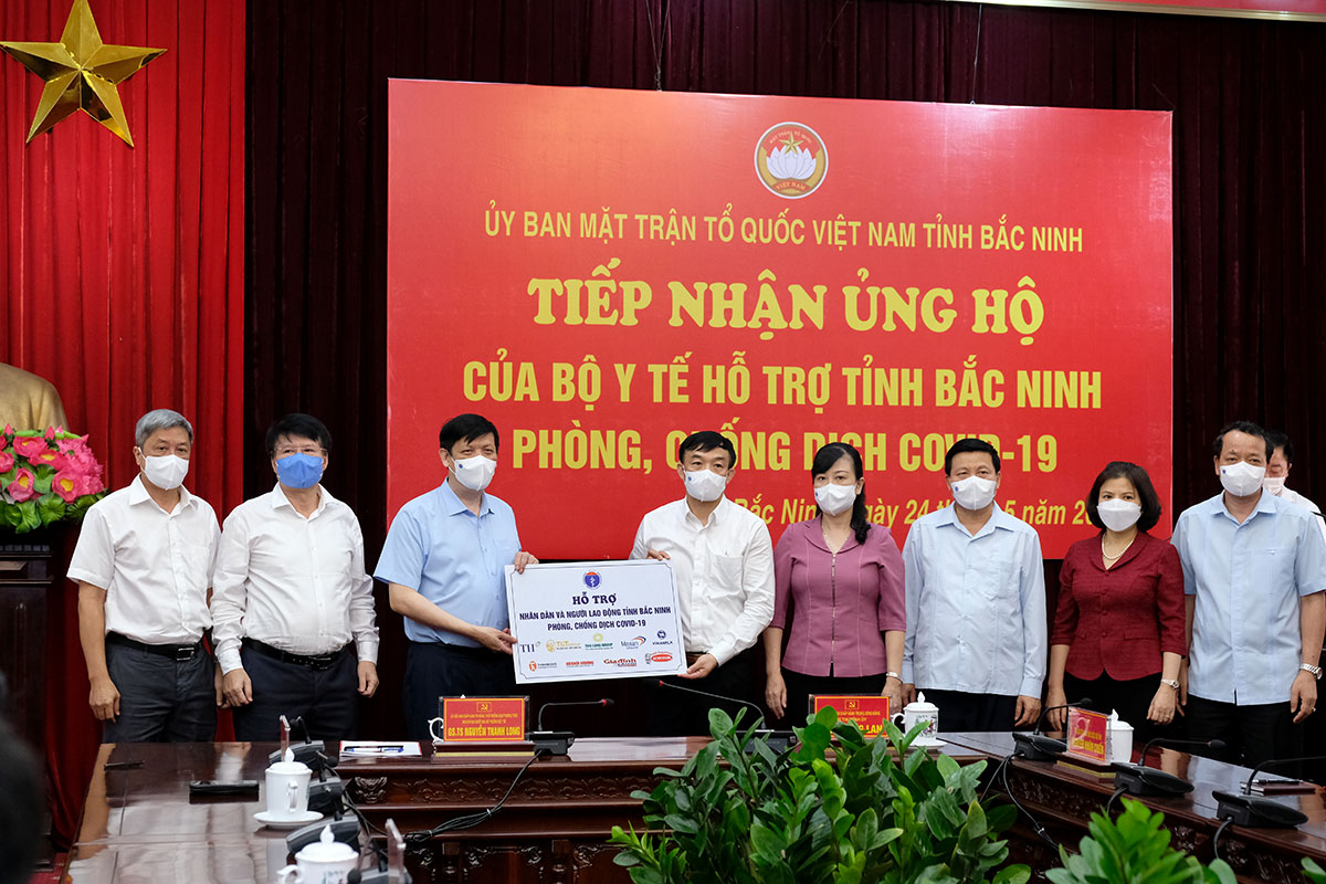 Acecook Việt Nam chung tay c&ugrave;ng Bắc Giang, Bắc Ninh ph&ograve;ng, chống dịch Covid-19 - Ảnh 2.