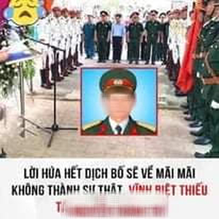 Sự thật thông tin thiếu tá công an qua đời đột ngột khi đang chống dịch Covid-19 - Ảnh 2.