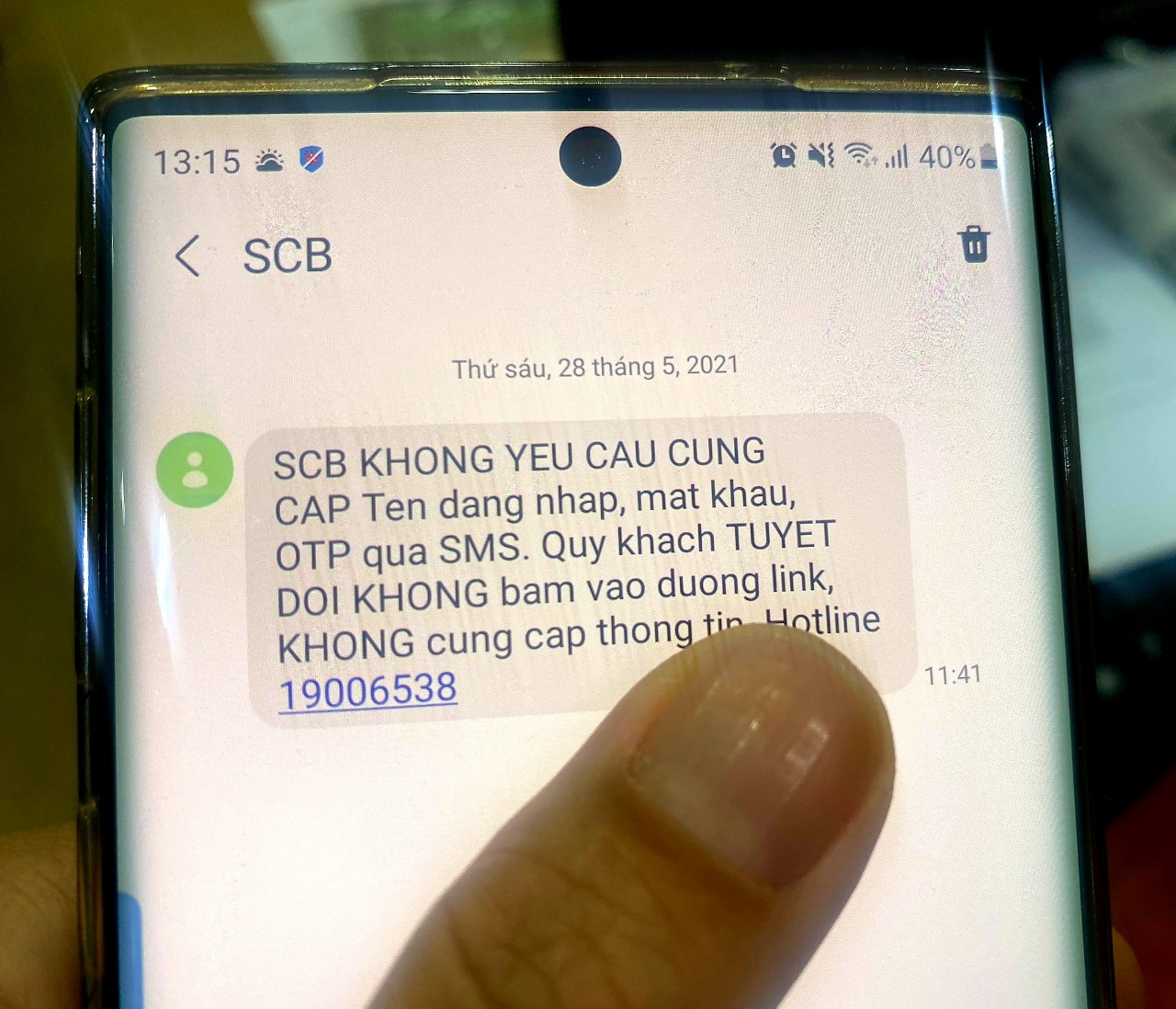 Đến lượt SCB, VIB cảnh báo tin nhắn mạo danh ngân hàng để lừa đảo