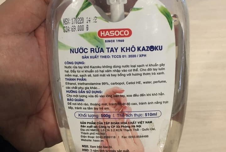 Sân bay Nội Bài lên tiếng vụ "dung dịch rửa tay sát khuẩn là nước lã"