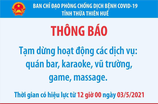 Quảng Nam, Thừa Thi&ecirc;n - Huế, Quảng Ng&atilde;i tạm dừng hoạt động qu&aacute;n bar, karaoke, vũ trường... - Ảnh 2.