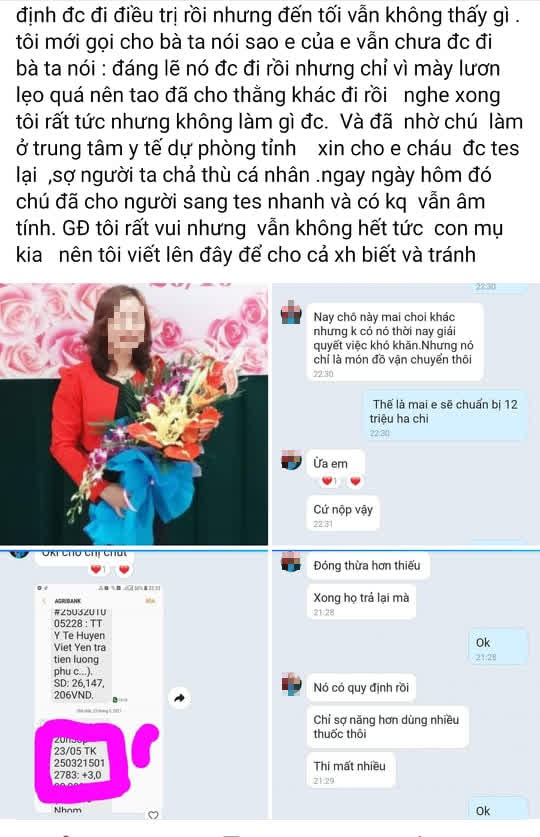 Nh&acirc;n vi&ecirc;n y tế v&ograve;i tiền th&acirc;n nh&acirc;n ca dương t&iacute;nh SARS-CoV-2 bị đề xuất phạt 7,5 triệu đồng - Ảnh 1.