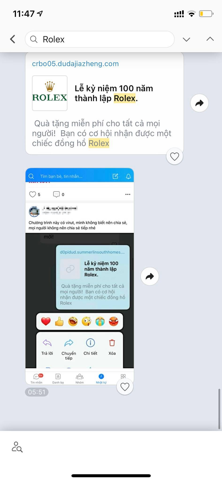 Click v&agrave;o quảng c&aacute;o &ldquo;tr&uacute;ng thưởng đồng hồ Rolex&rdquo;, coi chừng mất t&agrave;i khoản ng&acirc;n h&agrave;ng - Ảnh 2.