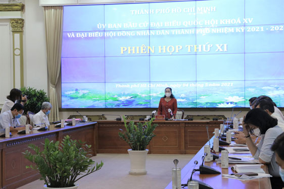 Vận động bầu cử ph&ugrave; hợp với ph&ograve;ng chống dịch - Ảnh 1.