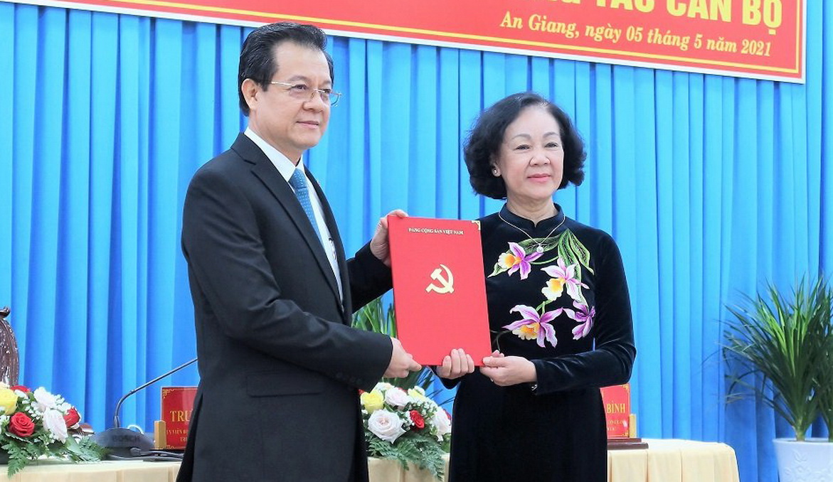 Phó Chánh án TAND Tối cao giữ chức Bí thư Tỉnh ủy An Giang