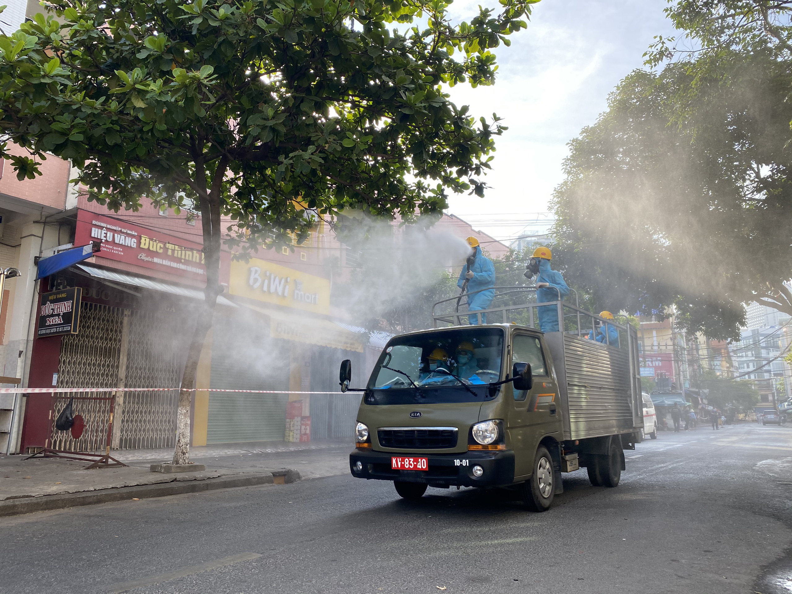 Phong tỏa toàn bộ khu chợ Đống Đa - Đà Nẵng