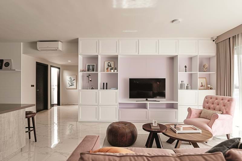 Sắc hồng lãng mạn của căn hộ 170m2 - Ảnh 3.