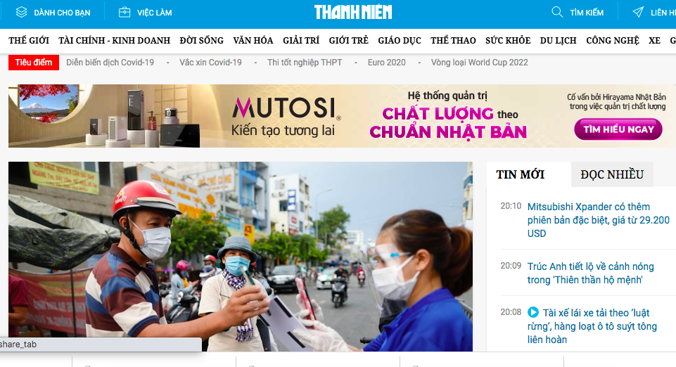 Báo điện tử Pháp luật TP HCM, Thanh Niên bị tấn công mạng gây gián đoạn truy cập