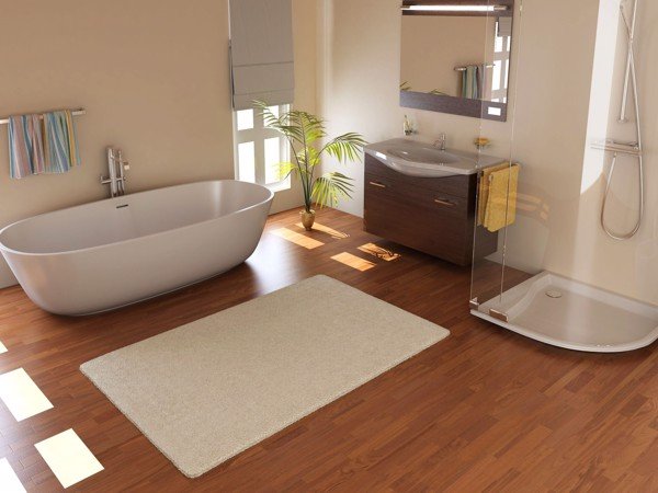 6 lý do khiến sàn nhựa là lựa chọn tốt nhất cho nhà tắm - Ảnh 2. 6 lý do khiến sàn nhựa là lựa chọn tốt nhất cho nhà tắm - Ảnh 2.