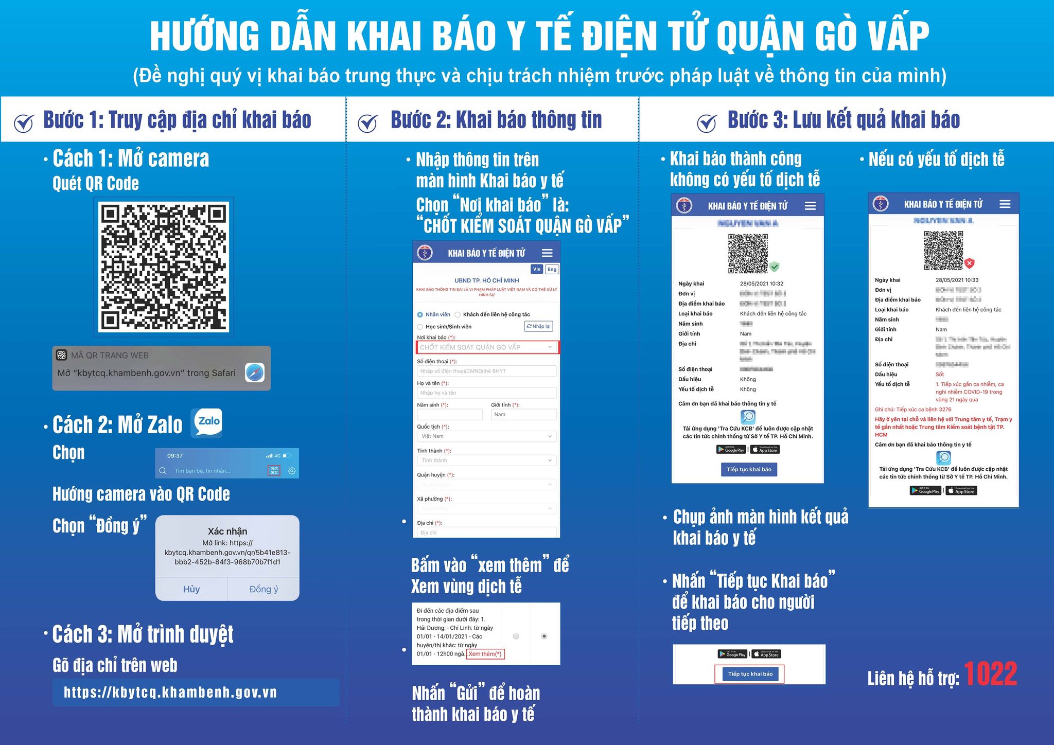 Ra khỏi quận Gò Vấp phải có kết quả xét nghiệm âm tính