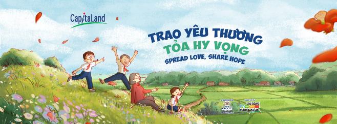 CapitaLand hỗ trợ 1 tỉ đồng thông qua chiến dịch Trao yêu thương, Tỏa hy vọng - Ảnh 1. CapitaLand hỗ trợ 1 tỉ đồng thông qua chiến dịch Trao yêu thương, Tỏa hy vọng - Ảnh 1.