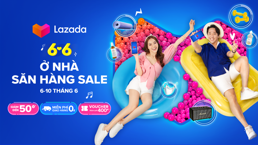 Lazada triển khai lễ hội mua sắm 6-6 Ở nh&agrave;, săn h&agrave;ng sale - Ảnh 1.
