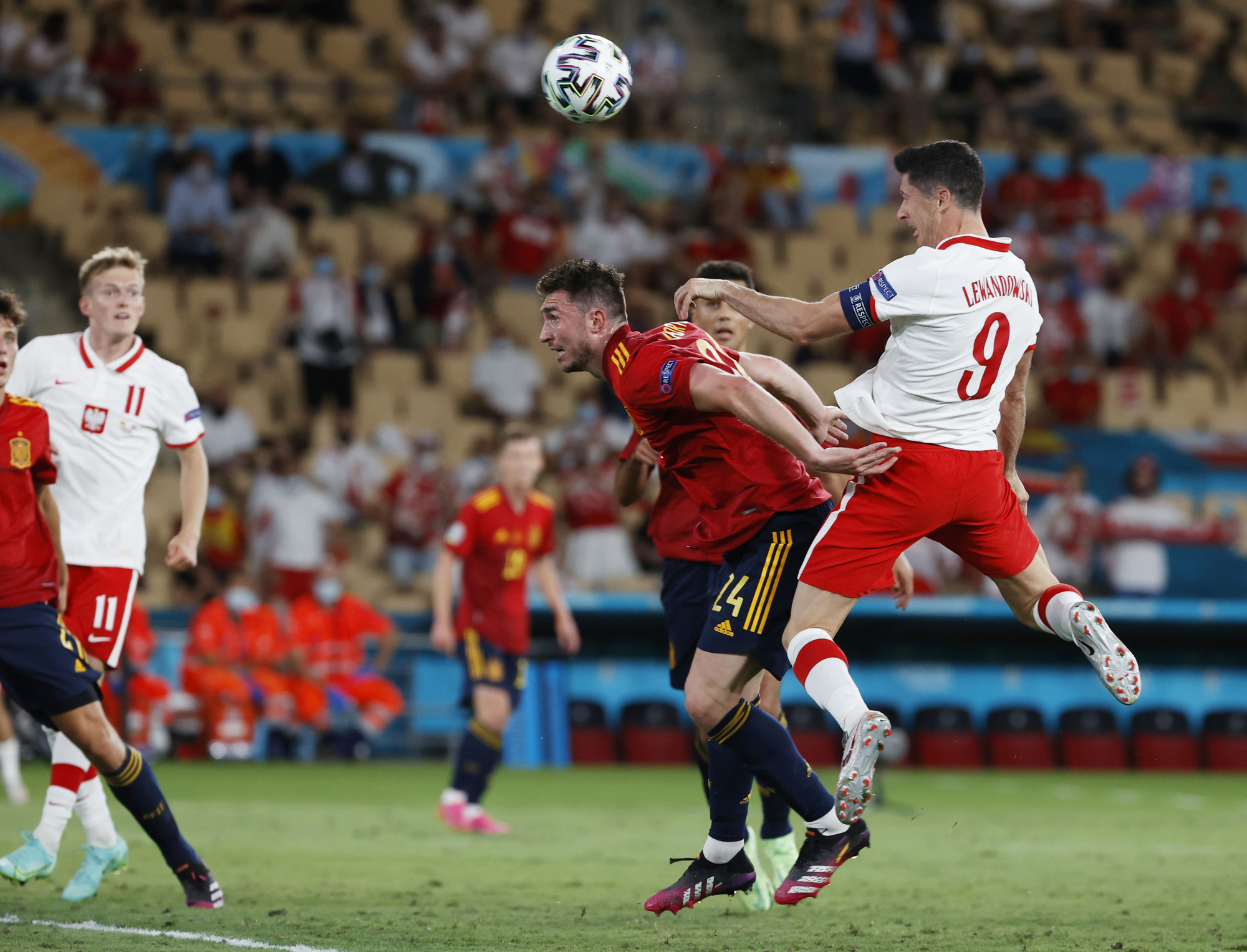 Lewandowski tỏa sáng, Tây Ban Nha đánh rơi chiến thắng trước Ba Lan - Ảnh 5.