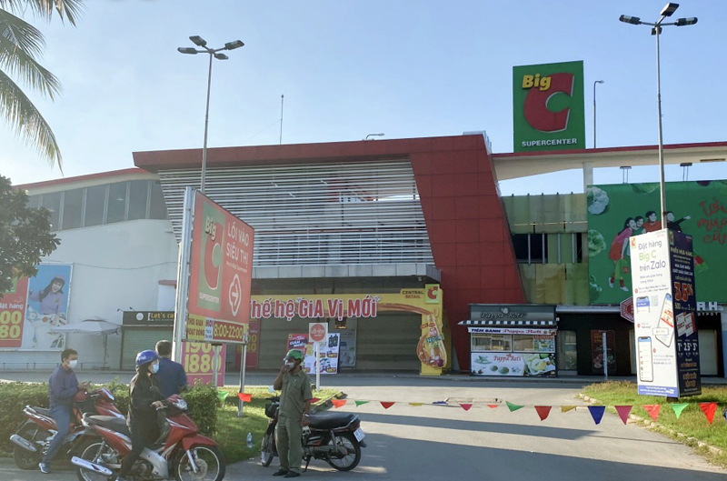 Dỡ bỏ phong toả siêu thị Big C Đồng Nai trước thời hạn