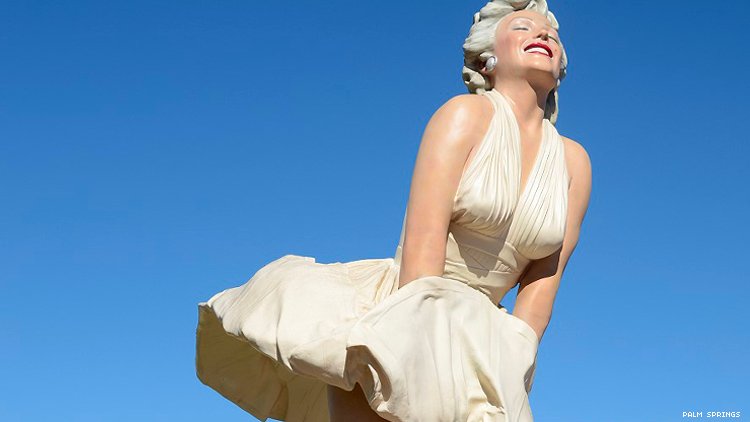 Bị phản đối, tượng Marilyn Monroe “tốc váy” vẫn được đặt ở nơi công cộng