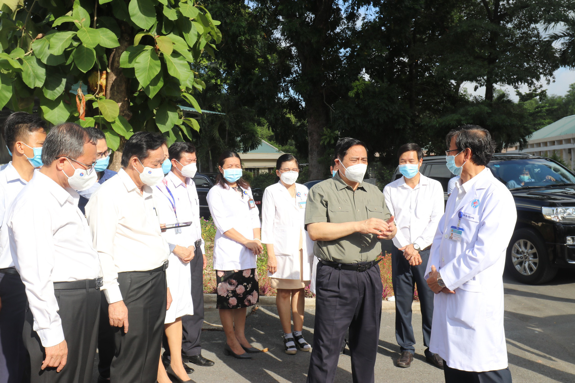Thủ tướng Chính phủ kiểm tra phòng, chống dịch tại Bình Dương