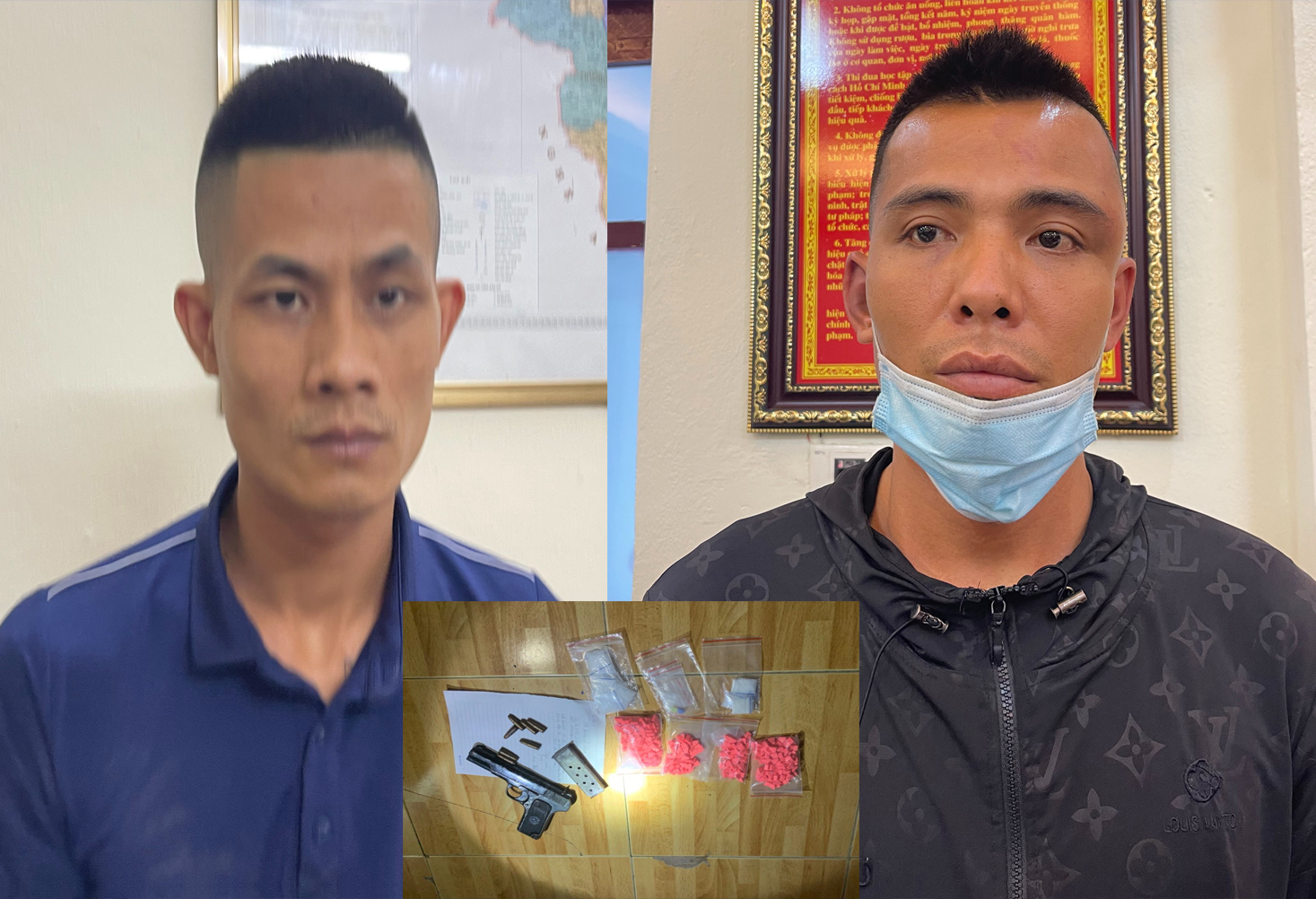 2 giang hồ cộm cán là "bạn tù" lập đường dây buôn bán ma túy