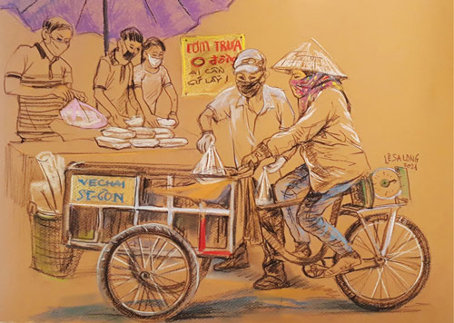 Giới họa sĩ chung tay vì lực lượng tuyến đầu - Ảnh 1.