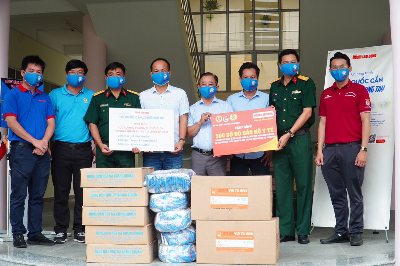 Tổ quốc cần, cả nước chung tay đến với Trường Qu&acirc;n sự - Bộ Tư lệnh TP HCM v&agrave; Bệnh viện Trưng Vương - Ảnh 2.