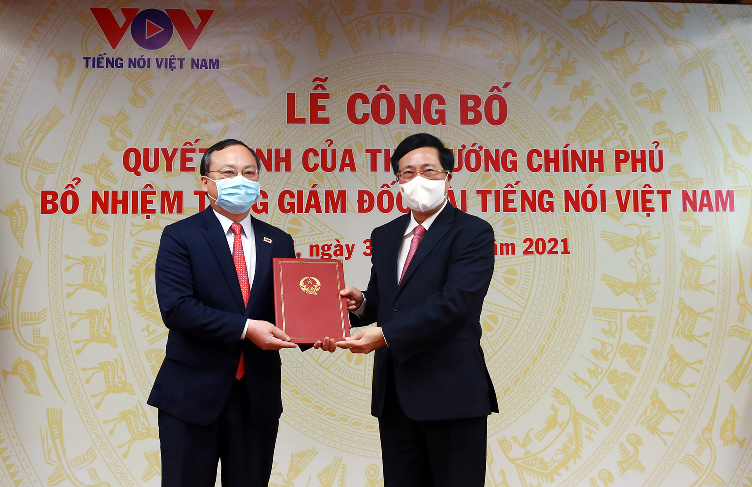 Trao quyết định bổ nhiệm t&acirc;n Tổng Gi&aacute;m đốc VOV - Ảnh 1.