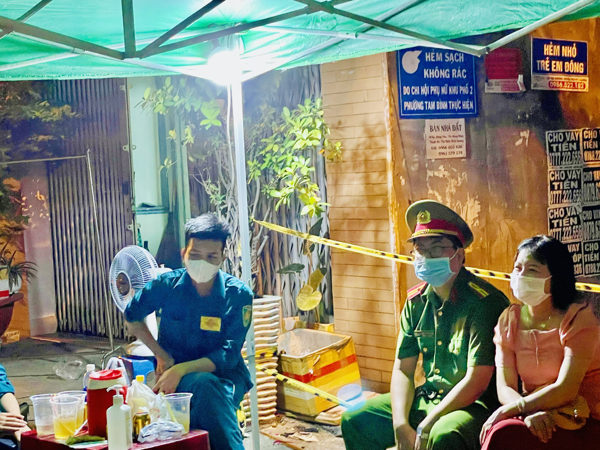 Đã phong toả đường Tam Châu, TP Thủ Đức - TP HCM