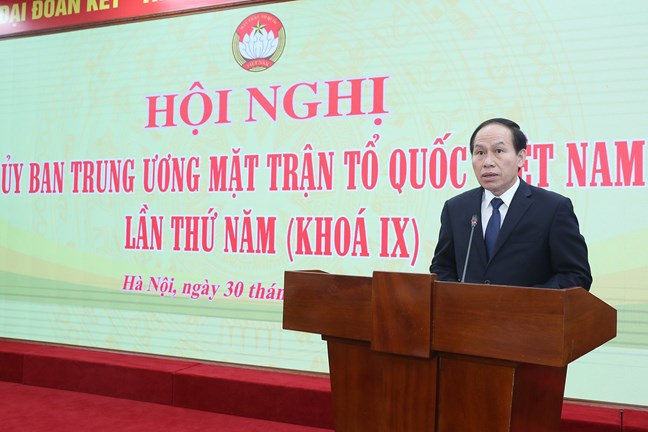 Ủy ban Trung ương MTTQ Việt Nam có tân Phó chủ tịch - Tổng Thư ký 52 tuổi