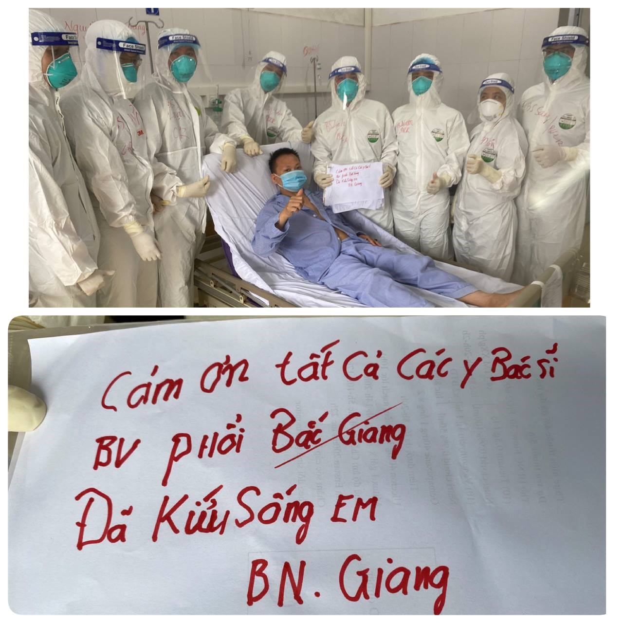Nam bệnh nh&acirc;n Covid-19 ở t&acirc;m dịch được cứu sống ngoạn mục - Ảnh 1.