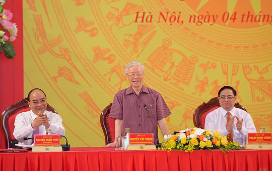 Tổng Bí thư, Chủ tịch nước và Thủ tướng tham gia Đảng ủy Công an Trung ương - Ảnh 2.