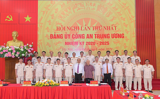 Tổng Bí thư, Chủ tịch nước và Thủ tướng tham gia Đảng ủy Công an Trung ương - Ảnh 3.