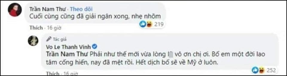 Nam Thư bức x&uacute;c v&igrave; bị photoshop đoạn b&igrave;nh luận nhạy cảm với con trai Ho&agrave;i Linh - Ảnh 2.