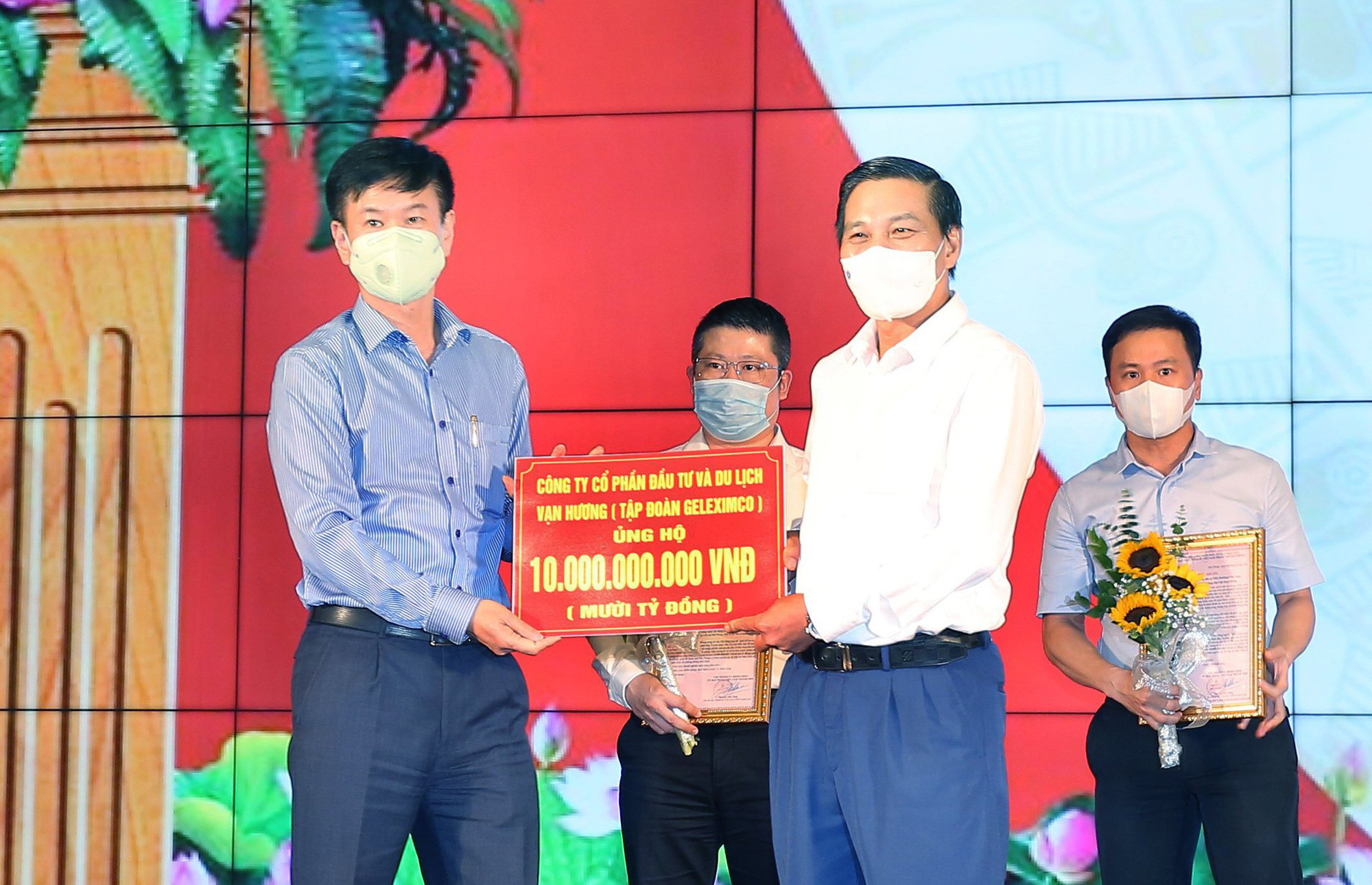 Geleximco tiếp tục ủng hộ 10 tỉ đồng cho công tác phòng, chống dịch Covid-19