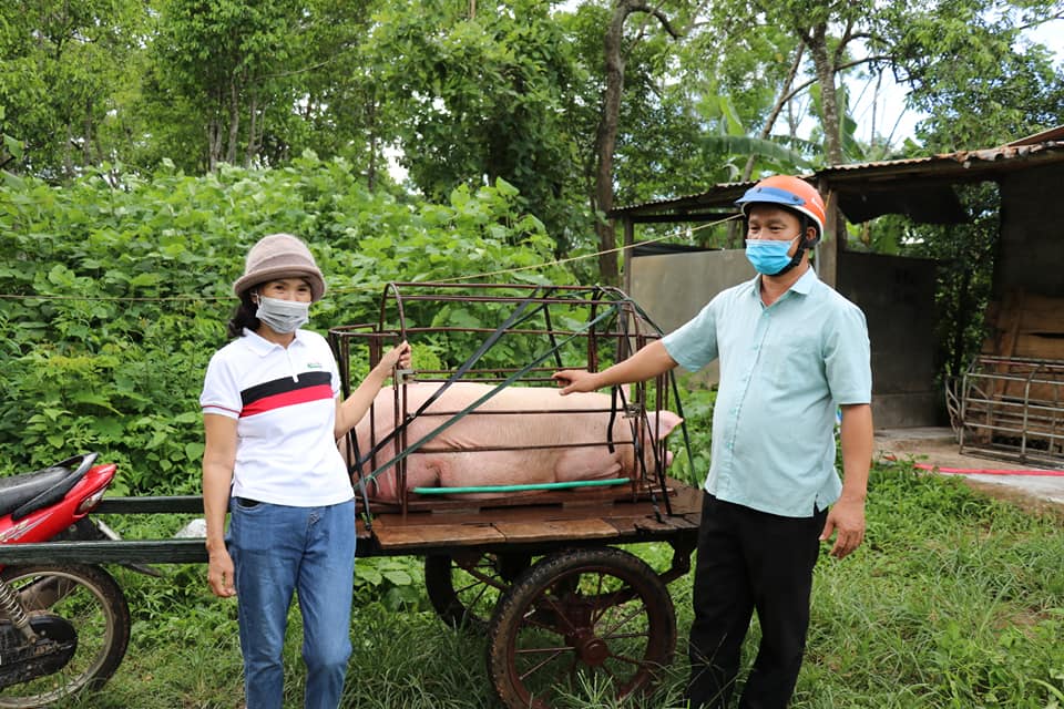 Một phụ nữ gửi m&oacute;n qu&agrave; lạ cho người d&acirc;n v&ugrave;ng dịch ở TP HCM - Ảnh 1.