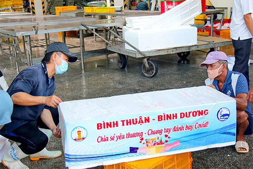 B&igrave;nh Thuận hỗ trợ thanh long, hải sản cho TP HCM v&agrave; B&igrave;nh Dương - Ảnh 2.