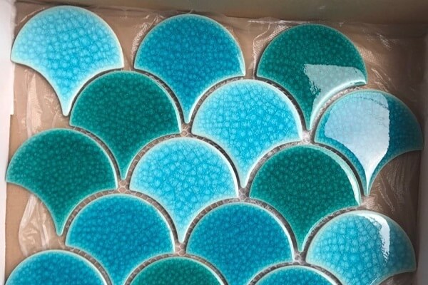 Ứng dụng của gạch vảy cá trong trang trí nội ngoại thất - Ảnh 5. Ứng dụng của gạch vảy cá trong trang trí nội ngoại thất - Ảnh 5.
